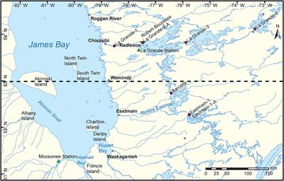 Evolution From Past to Future Conditions of Fast Ice Coverage in James Bay